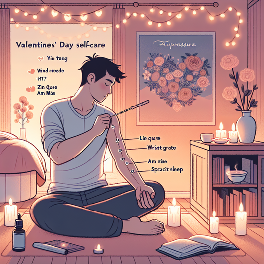 Valentine's Day Self-Care: Acupressure for Relaxation.